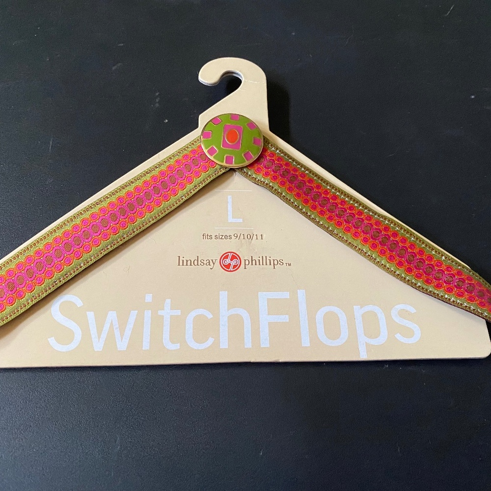 Lindsay Phillips Switch Flops Susie Size Large 9/10/11
